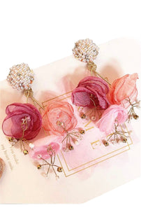 Fabulous Flower drop earrings